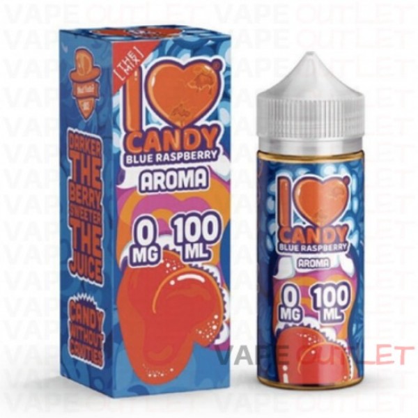 MAD HATTER Eliquid I LOVE CANDY BLUE RASPBERRY 100ML