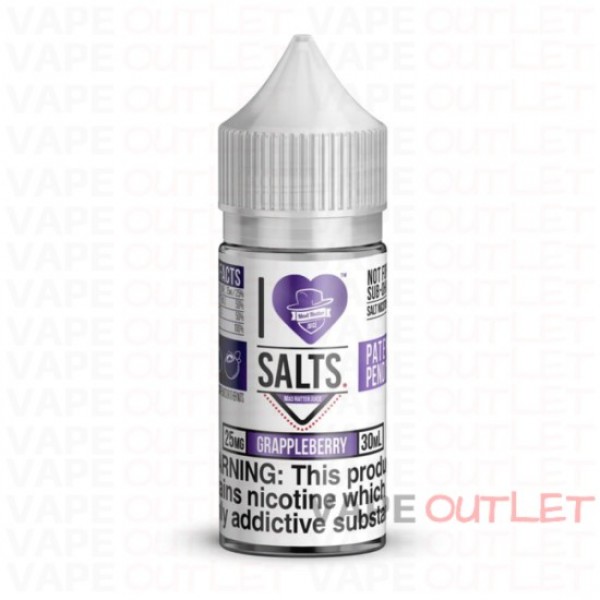I LOVE SALTS Eliquid GRAPPLEBERRY