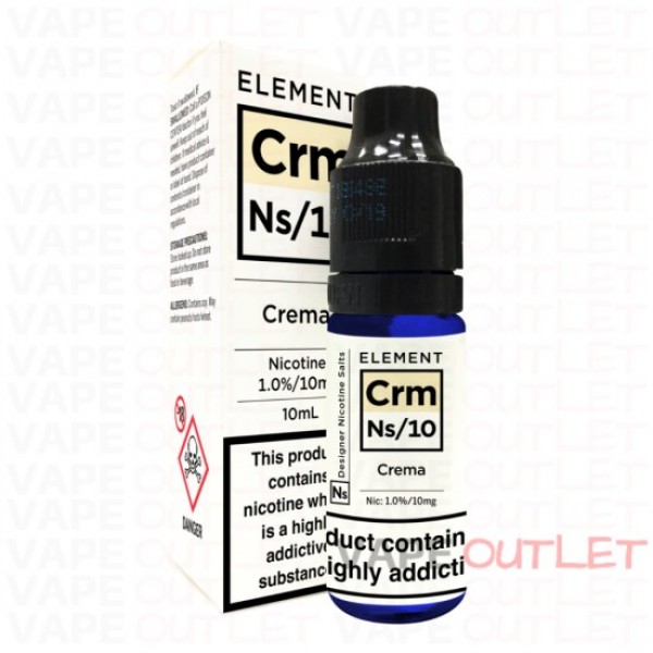 ELEMENT NIC SALT Eliquid CREMA