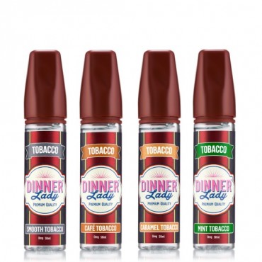 DINNER LADY LUXURY CLASS TOBACCO Eliquid Shortfills 60ML