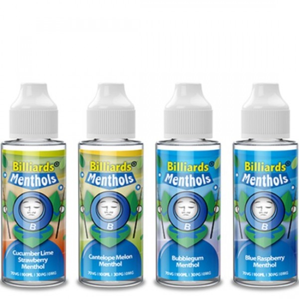 BILLIARDS MENTHOLS Eliquid Shortfills 120ML