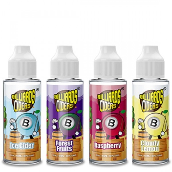 BILLIARDS CIDERS Eliquid Shortfills 120ML