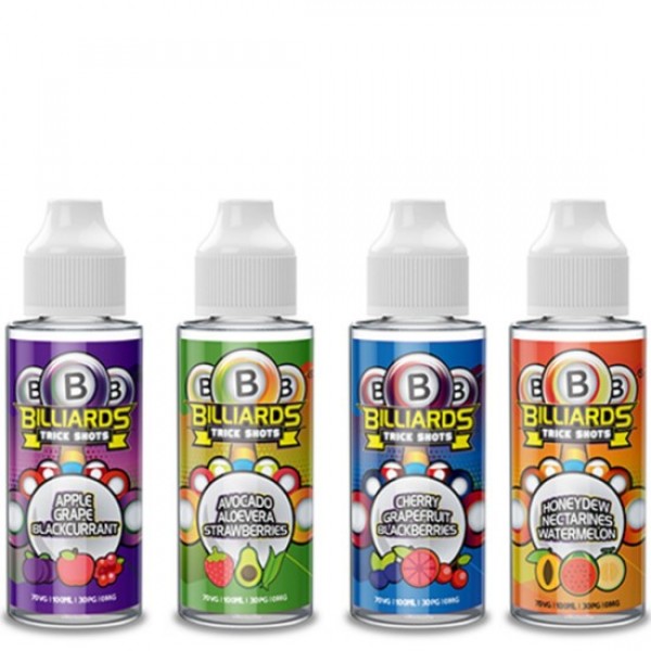 BILLIARDS TRICK SHOTS Eliquid Shortfills 120ML