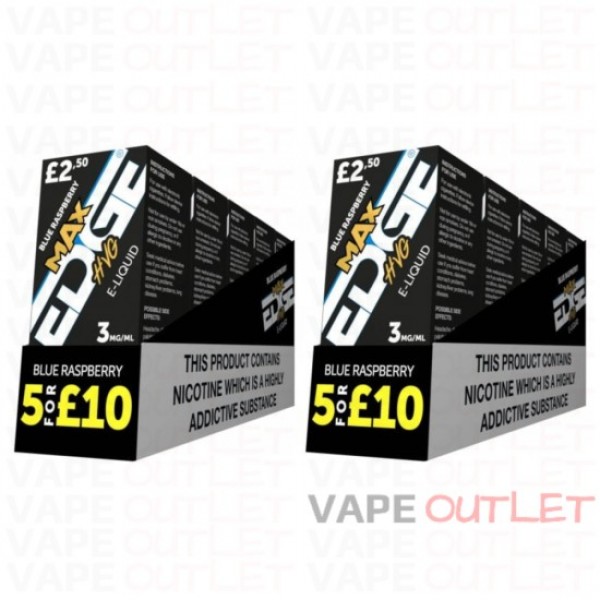 EDGE MAX Eliquid BLUE RASPBERRY 10-PACK