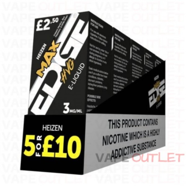 EDGE MAX Eliquid HEIZEN 5-PACK