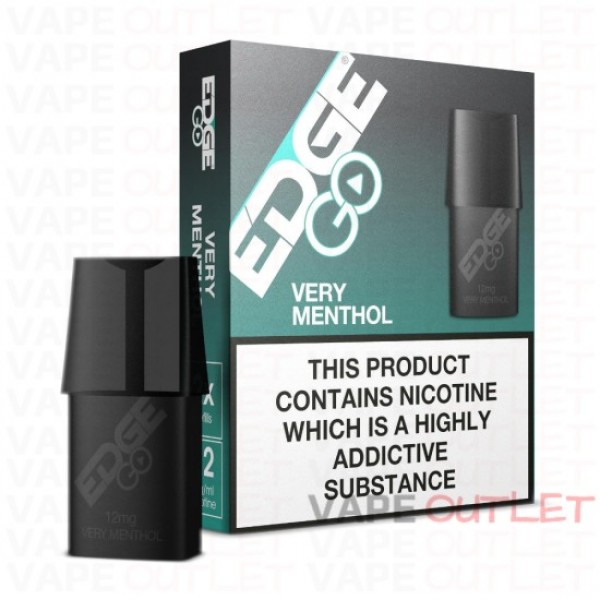 EDGE GO Eliquid VERY MENTHOL PODS 2PCS