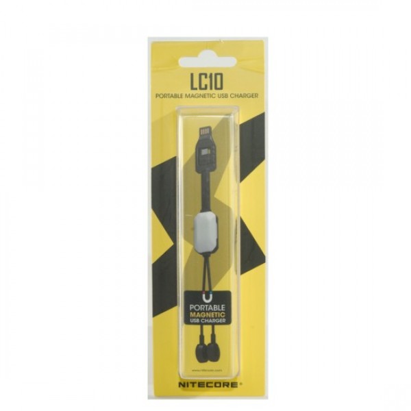 NITECORE LC10 PORTABLE MAGNETIC USB BATTERY CHARGER